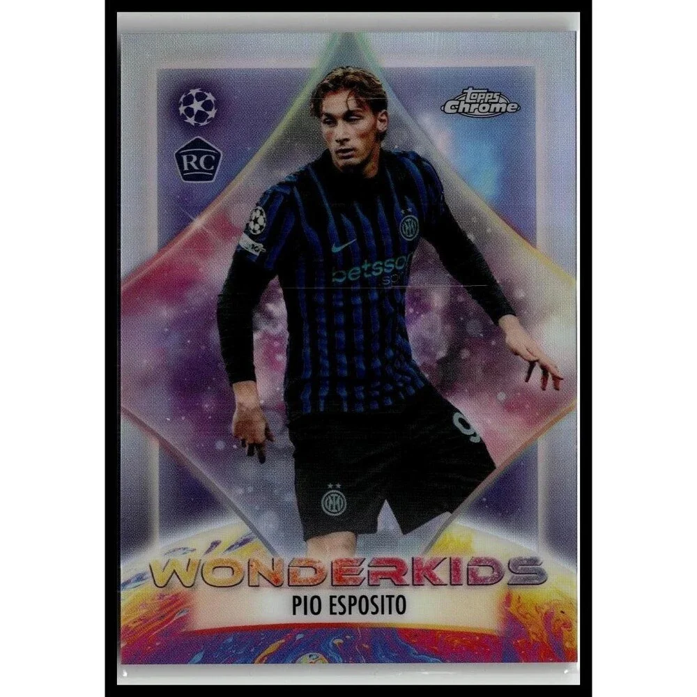 2025-26 Topps Chrome UEFA Pio Esposito #WK-10 Inter Milan Wonderkids